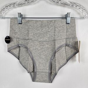 Truekind Size Small‎ Heathered Gray Cool Comfort Cotton Smoothing Panty NWT